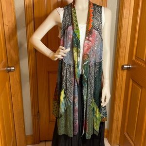 Vintage Concept Colorful Vest Top